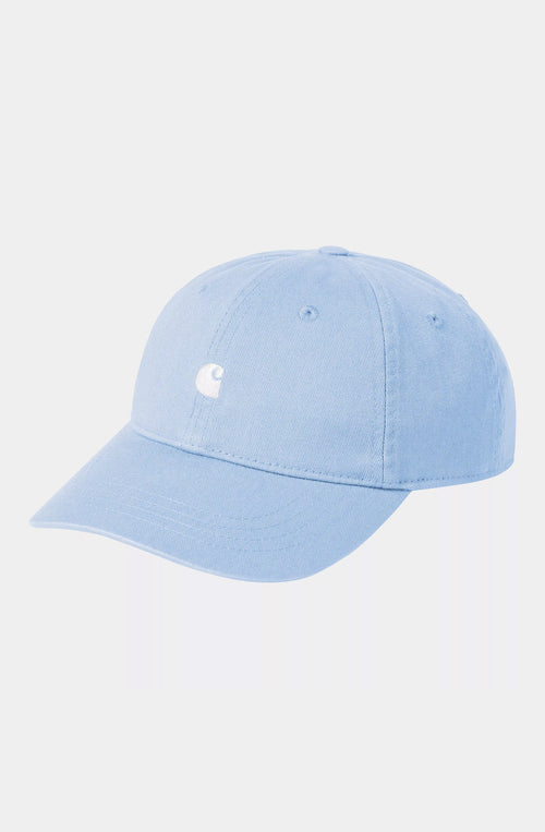 Carhartt WIP Madison Logo Sky White Cap