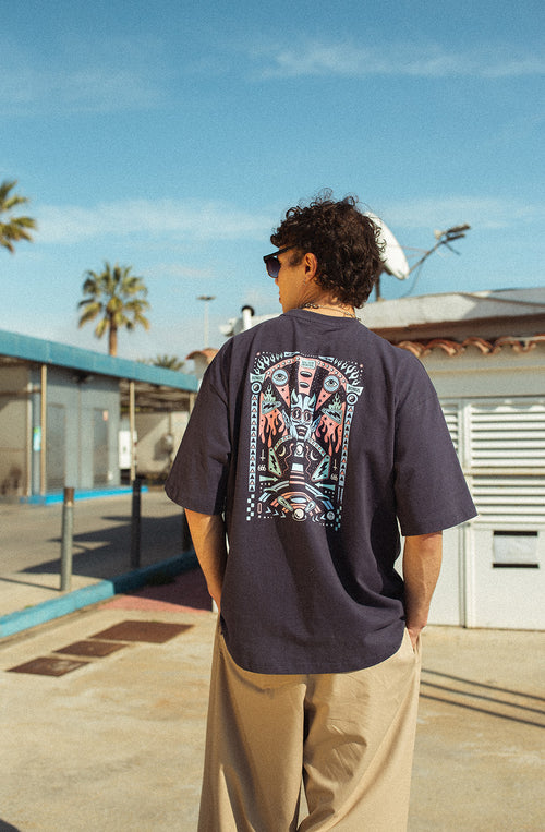 Camiseta Pinball Navy