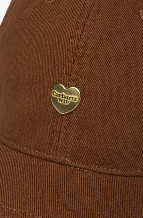 Carhartt WIP Heart Metal Hamilton Brown Cap