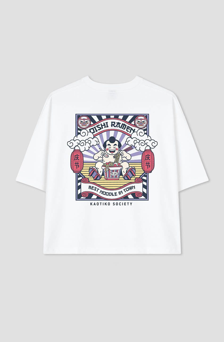 Camiseta Organic Cotton Oishi Ramen White