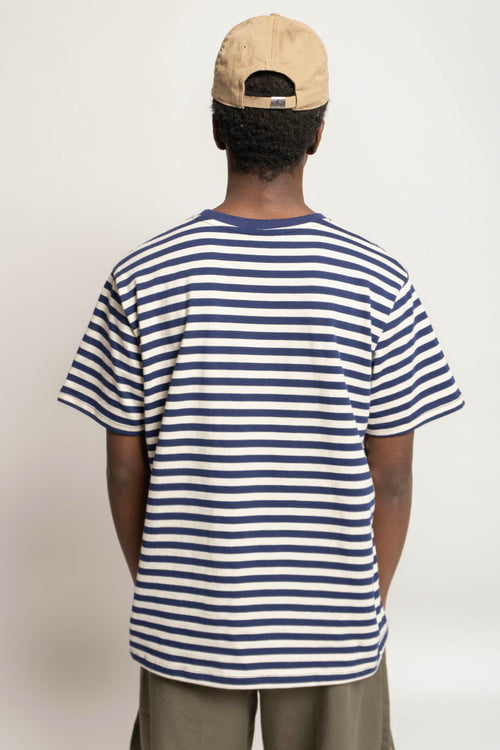 Stripes Bear T-shirt Navy Ivory