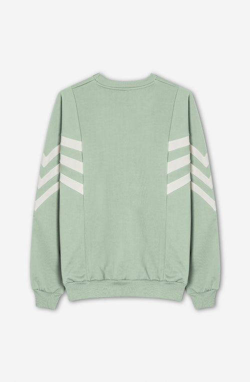 Sudadera Chad Fresh Green / Ivory