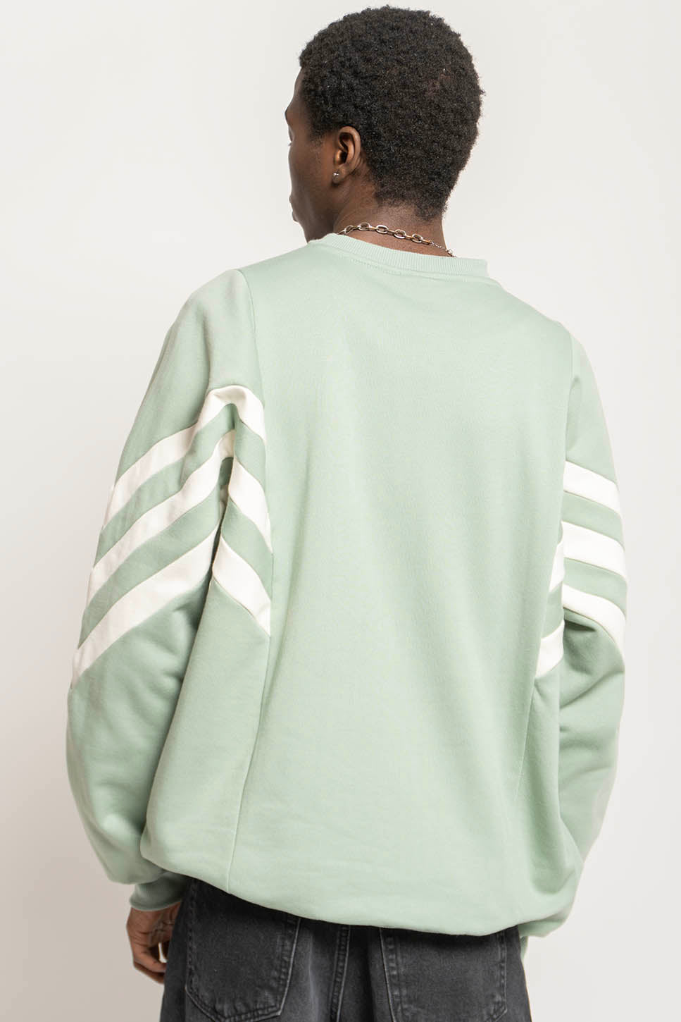 Chad Sweatshirt Fresh Green / Ivory