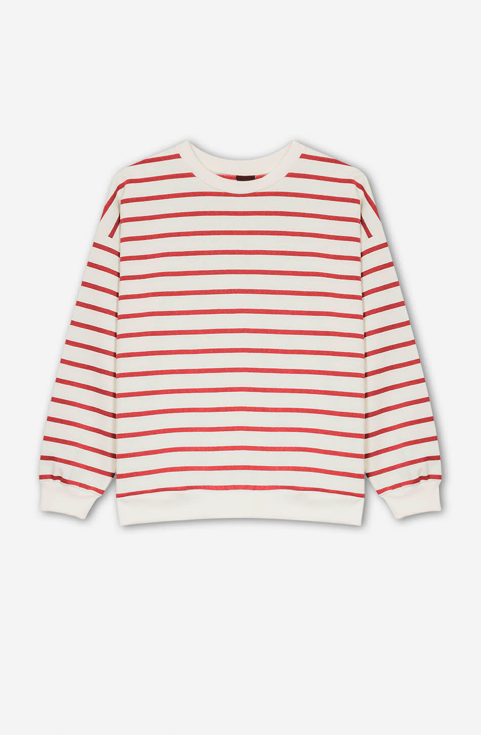 Sudadera Stripes Red / Ivory