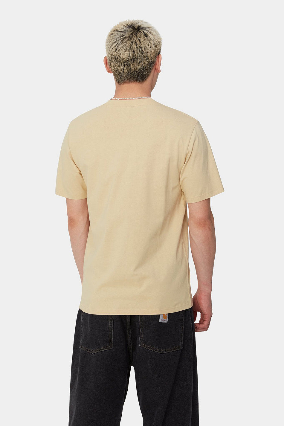 Camiseta Carhartt WIP Pocket Cotton Cornsilk