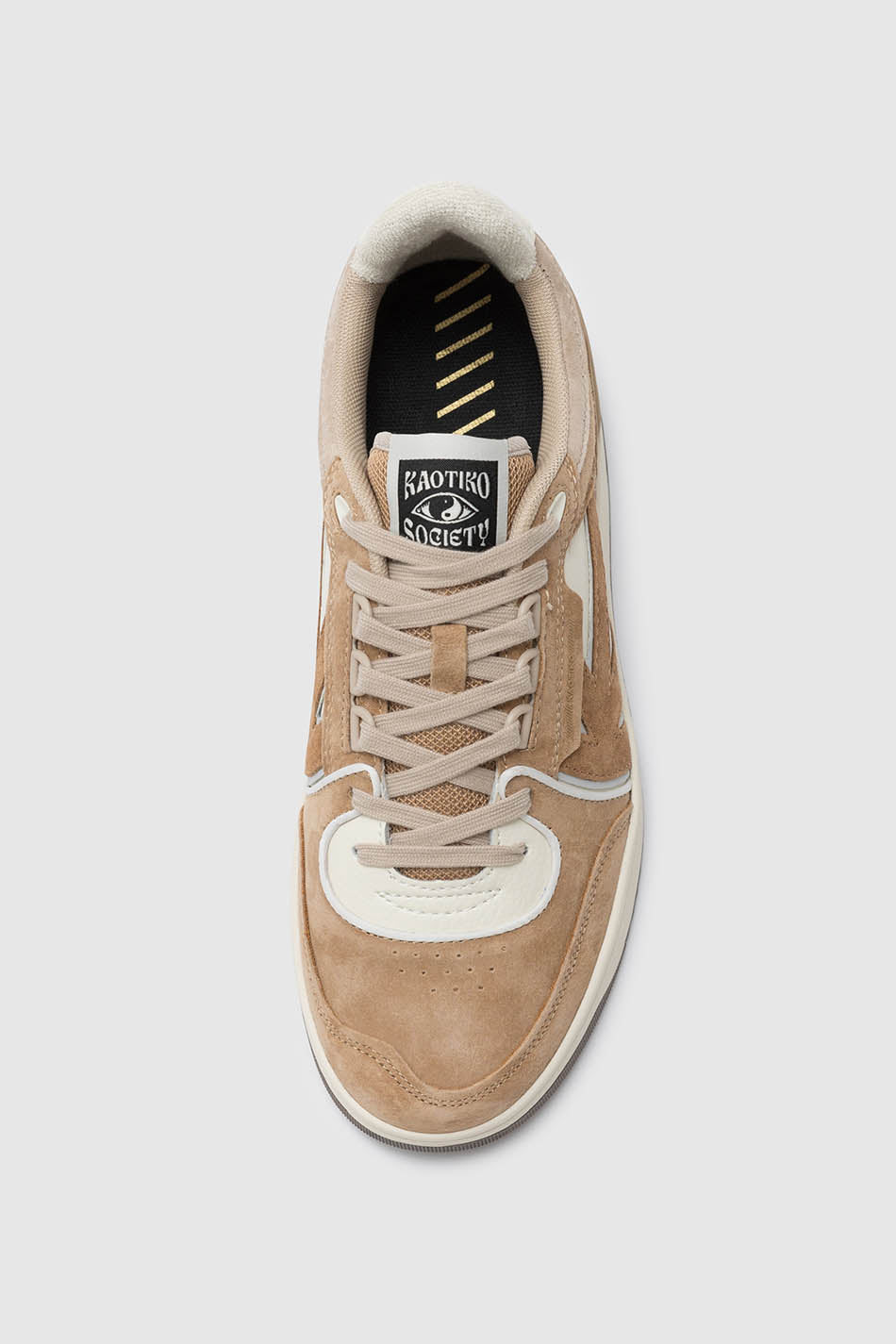 Kaotiko Boston Piping Suede Wood Sneakers