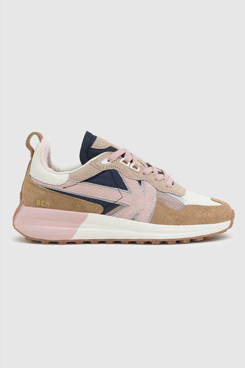 Kaotiko Detroit Multi Sand Sneakers - Rose