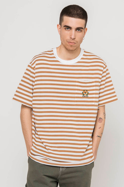 Striped Heart Nut shirt