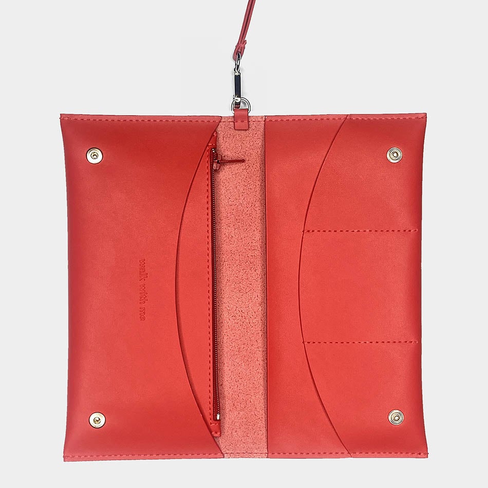 Bolso Flat Walk With Me Rojo