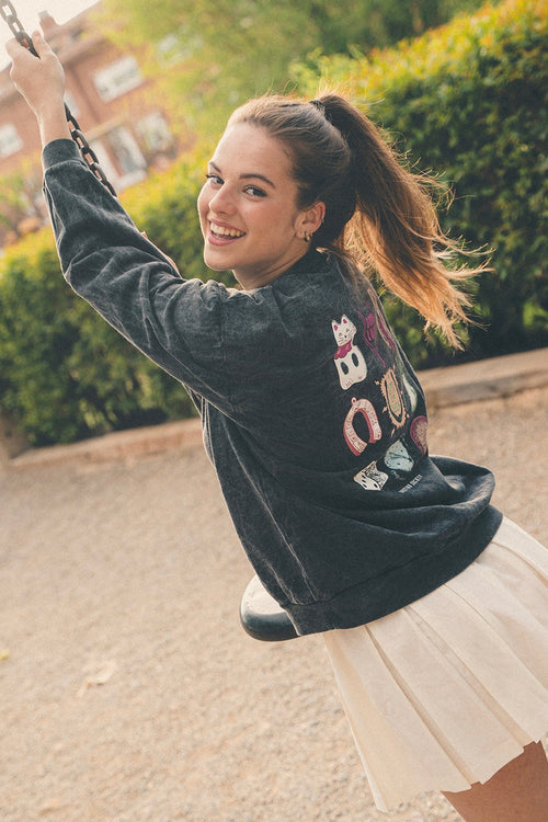 Lots of Luck Washed Sweatshirt