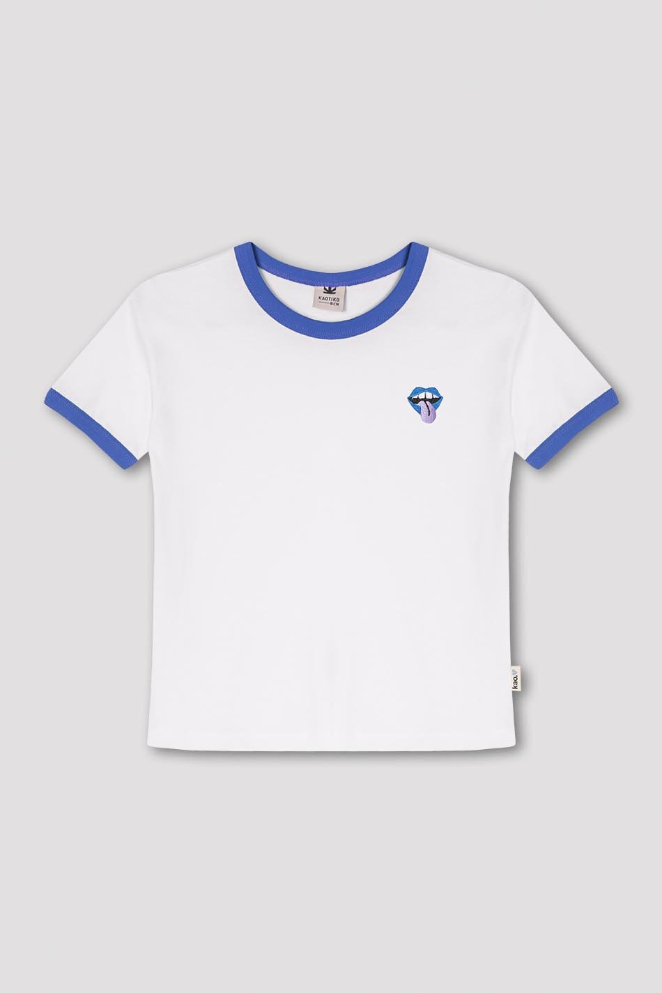 Camiseta Rolling White / Royal