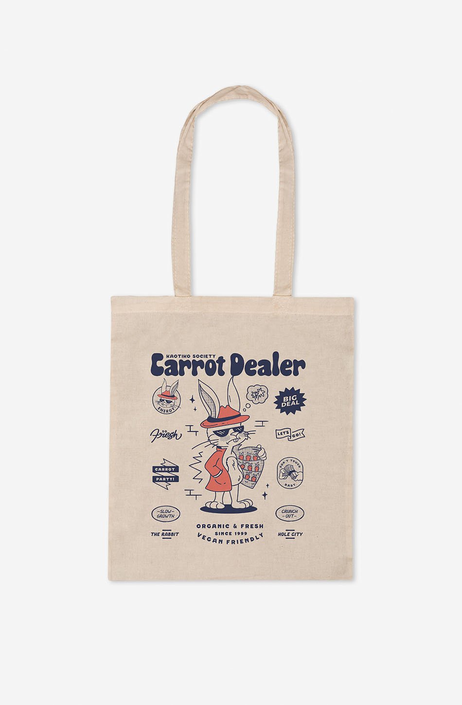 Tote Bag Carrot Dealer Ivory