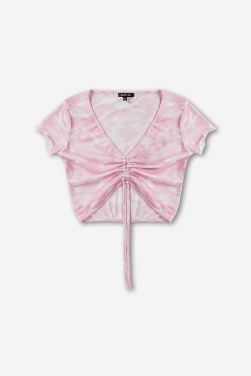 Pink Clouds Tulle Top