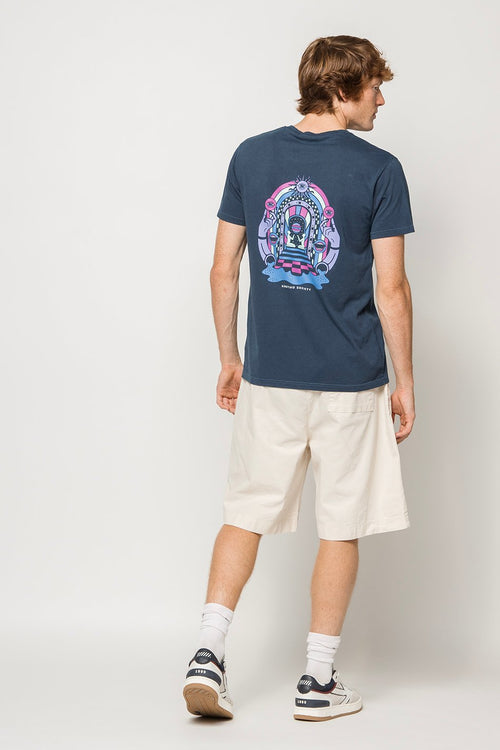 Navy Planet Z Washed T-shirt