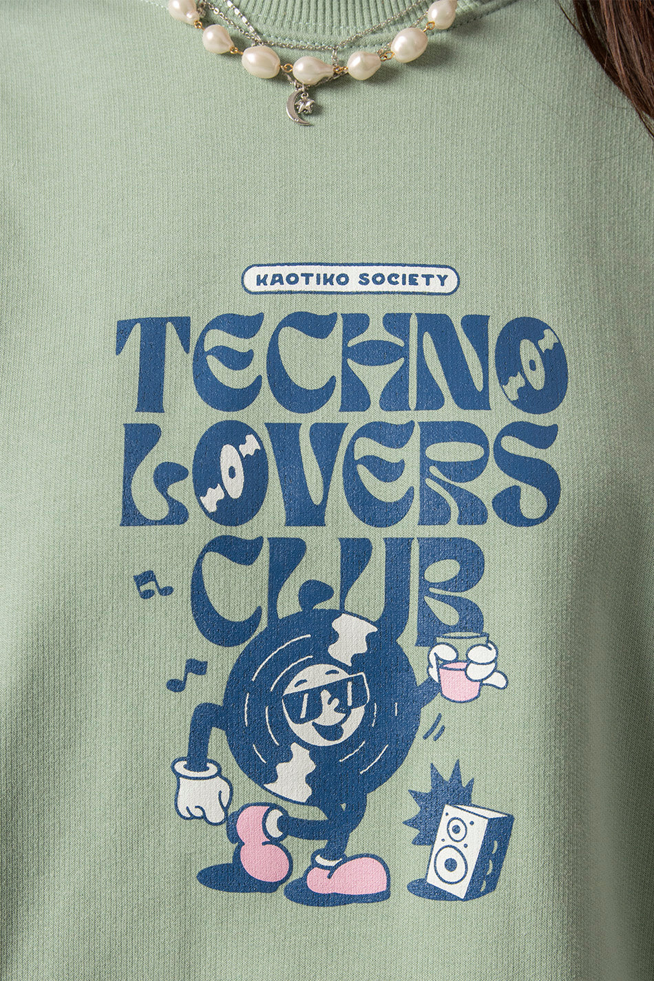 Sudadera Techno Lovers Club Fresh Green