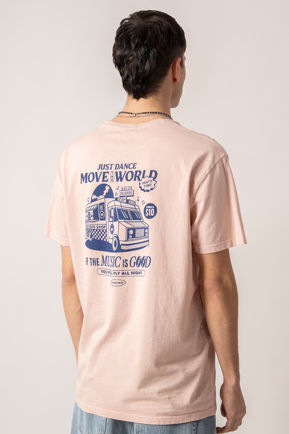 Camiseta Washed Just Dance Foodtruck Pink Baby