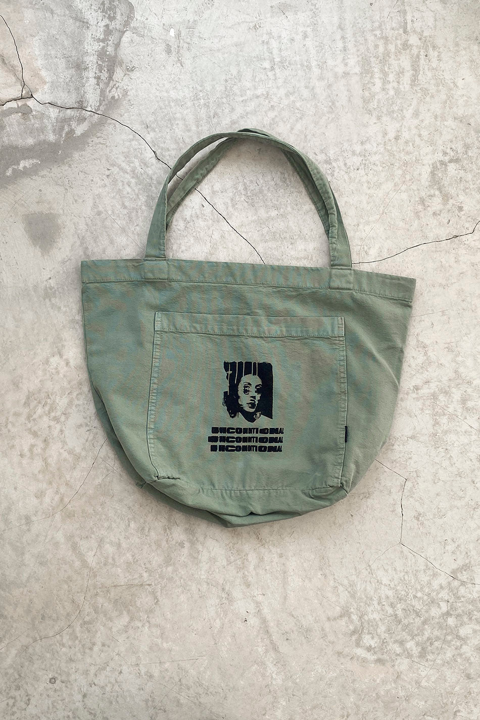 Tote Bag Unconditional Too Many Rules Washed Army